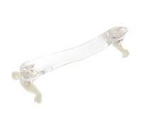 Abaodam Adjustable Clear Acrylic Violin Shoulder Rest for Violins Ergonomic Shoulder Cushion Pad for Beginners and Violinists Replacement