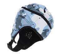 Abaodam Adjustable Collision Soccer Helmet Rugby Headgear Lightweight Breathable Protective Cap for Football Flag Football Roller Skating with Comfortable Eva Padding