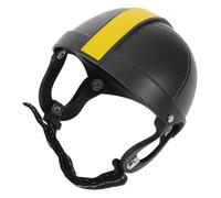 Abaodam Adjustable Dog Helmet for Medium Dogs with Ear Holes Heavy Duty Abs Impact Protection Padded Liner for Comfort Secure Strap for Biking Motorcycles and Outdoor Riding Safety