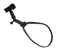 Abaodam Adjustable Hanging Neck Microphone Holder for Musicians Portable Hands Mic Stand with Stable Grip Vibration and Wind Noise Reduction for Live Streaming Singing Hosting and Outdoor