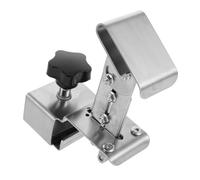 Abaodam Adjustable Height Piano Pedal Extender for Kids and Children, Silver Metal Foot Pedal Riser Comfortable for Piano Training and Music Practice Accessory