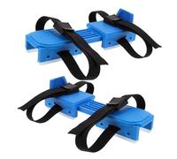 Abaodam Adjustable Junior Ice Skates with Buckle for Double Runner Ice Skate Protectors Stable Outdoor Training Support Comfortable Fit Winter Skating Accessories