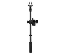 Abaodam Adjustable Metal Microphone Boom Arm Stand with Dual Mic Clips Rotating Tilting Mic Arm for Podium and Home Use