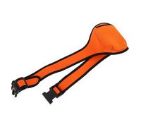 Abaodam Adjustable Mic Belt Waist Bag for Fitness Trainers Orange Sports Pouch Carrier Storage for Event Speaking and Outdoor Activities