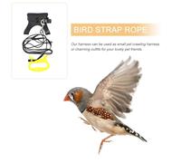 Abaodam Adjustable Parrot Flight Vest Bird Harness Leash for Outdoor Walking Training Senegal African Grey Birds