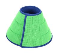 Abaodam Adjustable Pet Cone Collar for Dogs and Cats Lightweight Soft Protective Neck Wrap Bite Prevention for Surgery and Grooming Comfortable Fit for Scratch and Lick Safety Blue-green
