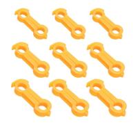 Abaodam Adjustable Poultry Leg Bands Hobbling Braces 9pcs Bird Foot Brace Made of Easy to Clean Pvc Suitable for Spraddle Repair and Poultry Care for Quails and Birds