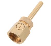 Abaodam Adjustable Pure Copper Fountain Nozzle with Valve Brass Water Sprayer for Garden Ponds Flow Control for Elegant Water Displays Easy Installation Compatible