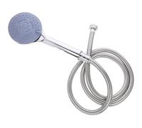 Abaodam Adjustable Shower Head Hose Kit 1.5m Stainless Steel Hose Abs Plastic Shower Base No Rust Simple to Operate Home Use