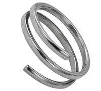 Abaodam Adjustable Silver Ring for Women Decorative Effect, Fashionable and Aesthetic Band for Parties, Made of Silver Chic and Simple Design