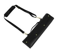 Abaodam Adjustable Single Strap Flute Bag Musical Instrument Storage Pu Leather Clarinet Case
