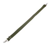 Abaodam Adjustable Snare Drum Marching Strap with Wide Nylon Shoulder Belt and Metal Clips, 145cm Military Green Drum Sling for Parade and Band Performance Accessories