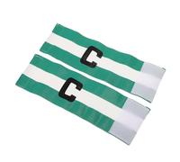Abaodam Adjustable Soccer Captain Armbands Finely Stitched Edges Nylon Material 2pcs with Touch Fastener Closure Sturdy and Comfortable Suitable for Soccer Training and School Leagues