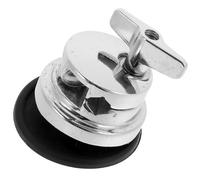 Abaodam Adjustable Tom Stand Base for Drum Kit with Silver Plated Iron Material and Sl esign, Compatible with Electronic Drum Set and Floor Tom Leg Clamp, for Drummers Improving