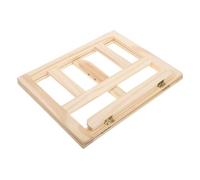 Abaodam Adjustable Wooden Puzzle Box Lid Easel Stand for Jigsaw Puzzle Holders Portable Compact Display Rack and Instruction Reading