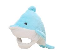Abaodam Adorable Dolphin Shape Hat Fun Party Headgear Premium Quality Cosplay Costume Accessory for Festivals Role Playing and Photo Props
