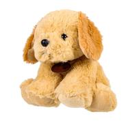 Abaodam Adorable Golden Retriever Plush Sitting Dog Doll Soft Stuffed Animal for Boys Birthday Christmas Home Decor