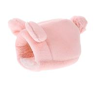 Abaodam Adorable Guinea Pig Bed Hamster Nest Cozy Winter Hideout with Thick Edging Durable and Comfortable for Pets Lovely Hamster Nest for Resting and Playing