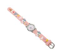 Abaodam Adorable Unicorn Pattern Boys and Girls Wrist Watch with Number Display and Lightweight Pink Plastic Strap, Portable and Stylish Watch for Children and Students