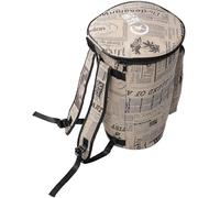 Abaodam African Drum Carrying Bag Thickened Sponge Canvas Case with Smooth Zipper Comfortable Shoulder Straps Backpack for Outdoor Travel and Storage