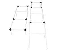 Abaodam Agility Training Kit for Dogs Pet Ladder Interactive Bonding Muscle Building Plastic 11ft X 15.7in X 7.8in Indoor Dog Agility Equipment for Living Room Large Pets