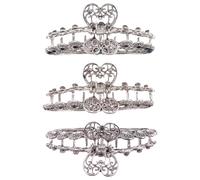 Abaodam Alloy Hair Accessories with Strong Grip and Not Easy to Fall the Water When Bathing for Women 3pcs Hair Claw Clips