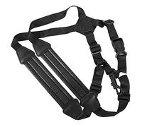 Abaodam Alto Sax Neck Strap Padded Sax Harness Comfortable Saxophone Belt Shoulder Support Black