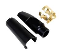 Abaodam Alto Saxophone Mouthpiece Black Ligature for Sax Players Musical Instruments Accessory Kit