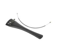 Abaodam Aluminum Alloy Cello Tailpiece for Black Cello Tuning Tool String Black Accessory Pull Strings Board