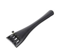 Abaodam Aluminum Alloy Cello Tailpiece with Fine Tuners Durable Pull Strings Board Black Instrument Accessory for Cellist Easy Installation and Use