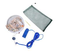 Abaodam American Style Cast Net with Fine Mesh for Freshwater and Saltwater Bait Fish Aluminum Ring Frame with Heavy Steel Weights Easy Handling and Accurate Throwing Fishing Trap Net for