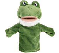 Abaodam Animal Hand Puppet with Working Mouth Plush Frog Puppet for S Early Education and Parent Play