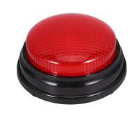 Abaodam Answer Alarm Sound Button Blow Horn Buzzer Funny Beater Alert Button Prank Wire Trumpet Fanfare Sound Effect Warning Game Buzzers with Lights for Classroom Family