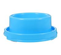 Abaodam Anti-ant Pet Food Bowl Circle Design Blue Plastic with High Wear Resistance and Convenient Use Random Color for Kitten and Dog for Small Dogs and Cats Feeding