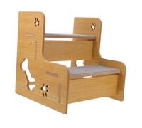 Abaodam Anti-slip Pet Stairs for Bed and Sofa Lightweight Ergonomic Dog Steps for Small Breeds and Senior Cats Compact Space-saving Puppy Ladder for Comfortable Year-round Use