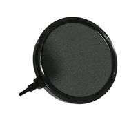 Abaodam Aquarium Black Fish Plate for Bubble Disk Oxygen Tank Stone Pump with Even Air Distribution and Washable Design, 13cm Suitable for Hydroponics and Decoration