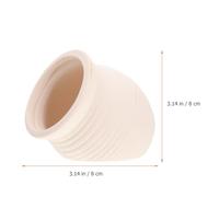 Abaodam Aquarium Hideout Cave White Fish Tank Decoration Non-toxic Breeding Shelter for Shrimp Cichlid Betta Fry Fish Landscaping Ornament