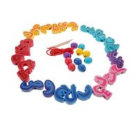 Abaodam Arabic Alphabet Beading Puzzle Toy for Toddlers 1 Piece Educational Learning Toy Early Learning Activity for Preschool Boys and Girls Fun Matching Game