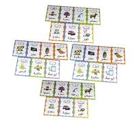 Abaodam Arabic Alphabet Flash Cards for Kids 26 Educational Learning Cards for Toddlers Early Childhood Recognition Toys Suitable for Kindergarten and Preschool