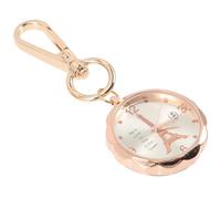 Abaodam Arabic Numerals Nurse Pocket Watch with Buckle Design Luminous Hanging Fob Watch for Medical Staff Alloy Vintage Style Accurate Glow-in-The-Dark