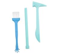 Abaodam Archaeological Excavation Digging Tool Set for Boys, 3pcs Gem Dig Kit with Plastic Hammer, and Brush, Educational Science for Stem Learning