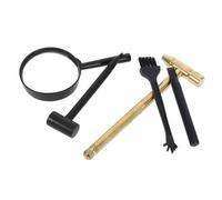 Abaodam Archaeology Tools with Hammer Brush Magnifier for Digging Stem Educational Excavation Kit for Boys Indoor Outdoor Play