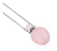 Abaodam Aromatherapy Diffuser Necklace Crystal Essential Oil Pendant Simple Semi-Precious Stones Jewelry for Women with Lightweight Design for Yoga and Meditation