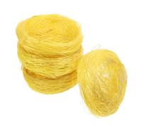 Abaodam Artificial Birds Nest Warm Nest House Handmade from Jute Fabric Decorative for Garden and Bird Cage
