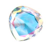 Abaodam Artificial Crystal Diamond with Unique Creative Style Shining Brightly Hand Model Display 8cm Heart Shaped Ornament for Manicure Photo Prop for Desktop and Office Decoration