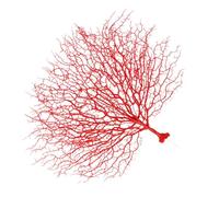 Abaodam Artificial Red Coral Branch Decoration Plastic Fake Coral Ornament for Aquarium and Home Décor for Fish Tank Accessories and Living Room Background Wall