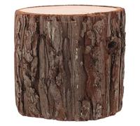 Abaodam Artificial Wood Stump Decor Handcrafted Tree Trunk Stool for Rustic Farmhouse Table Centerpiece Wedding Aisle Marker Thanksgiving Garden Use
