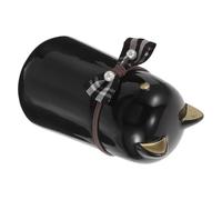 Abaodam Ashes Keepsake Holder Pet Memorial Box Easy to Open Long Time Preservation Ceramic Elegant Design Cat Shaped Pet Keepsake Box for Pet's Favorite Park Animal's Ashes Random Color