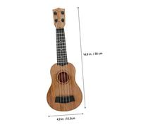 Abaodam Assorted Color Boy Girl Ukulele Toy Beginner-friendly Plastic Instrument for Starters Safe and Creative Design Easy to Play for Musical Fun