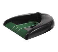 Abaodam Automatic Golf Putting Machine Stripe Black Design Auto Ball Return Training Aid Indoor and Outdoor Golf Practice for Men Backyard Putting Trainer